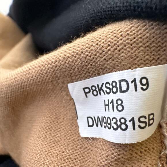 DKNY Womens Colorblock Pullover Sweater,, Beige, X-Large - - 41600302, - Picture 8 of 9